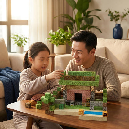 Magnetic Cubes Building Blocks Set Toy | Game-Inspired Magnet Cubes for Kids