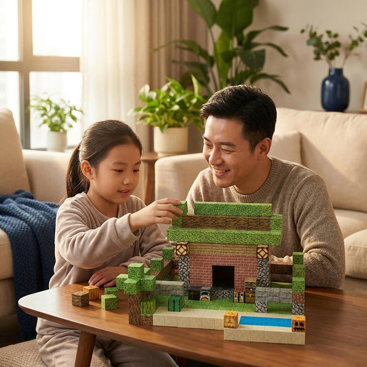 Magnetic Cubes Building Blocks Set Toy | Game-Inspired Magnet Cubes for Kids