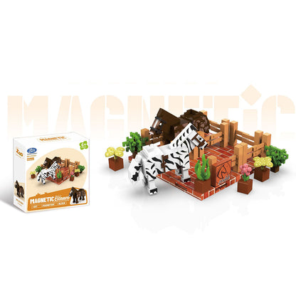 Game-inspired Magnetic Mini Figures Animals STEM Educational Toys for Boys and Girls