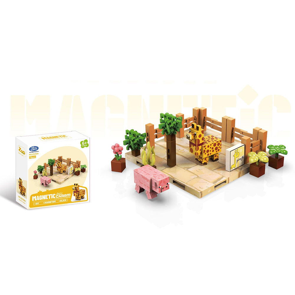 Game-inspired Magnetic Mini Figures Animals STEM Educational Toys for Boys and Girls