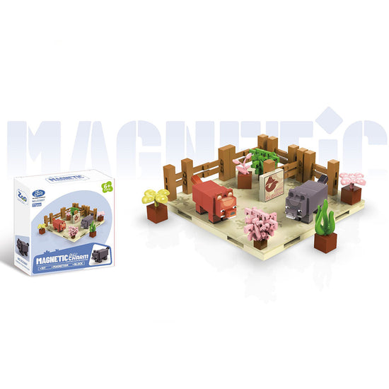 Game-inspired Magnetic Mini Figures Animals STEM Educational Toys for Boys and Girls