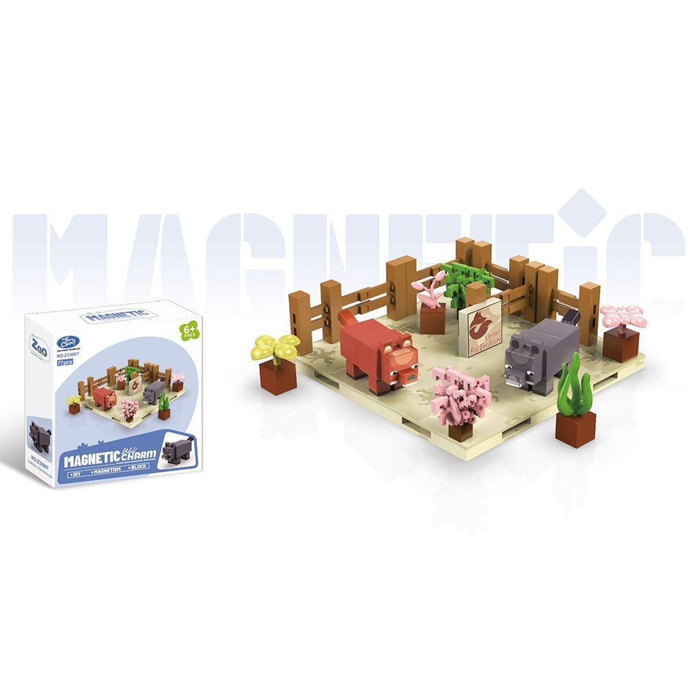 Game-inspired Magnetic Mini Figures Animals STEM Educational Toys for Boys and Girls
