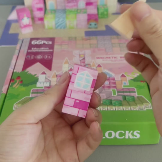 Magnetic Building Blocks for Kids | STEM Learning Toys with 6-Sided Magnets & Fade-Proof Designs