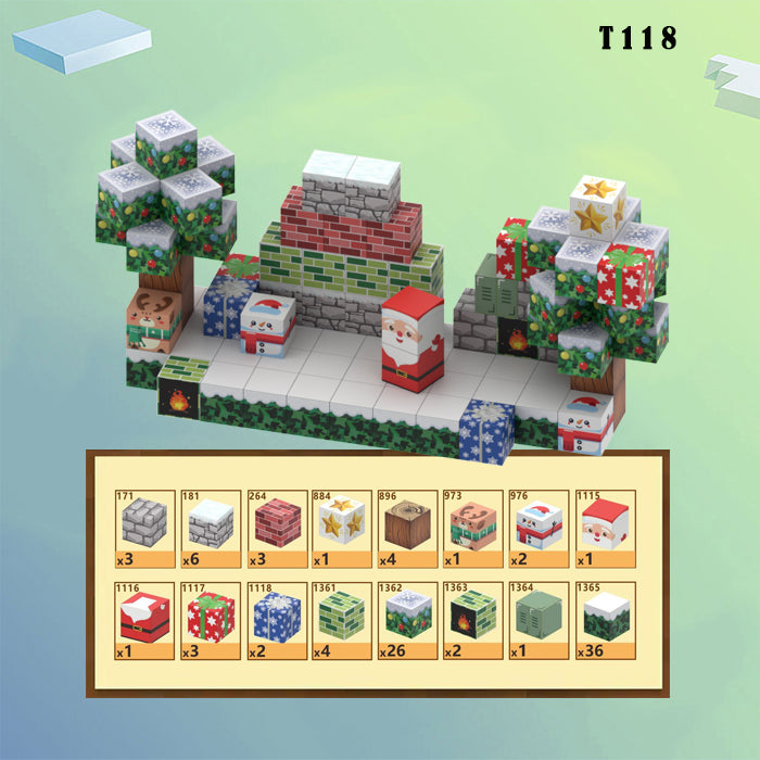 Christmas Building Set | STEM Gift for Kids 3-12