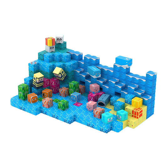 Ocean World Magnetic Building Blocks – 150-Piece Underwater Adventure Set