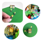 Magnetic Building Block Toy Plate Creative Soft Magnetic Bottom Lawn | Magnetic figures